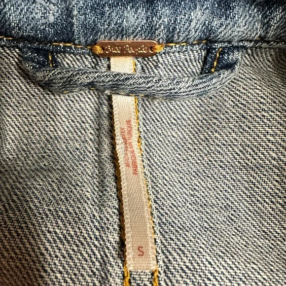 Free People Blue Jean Jacket - Picture 7 of 7